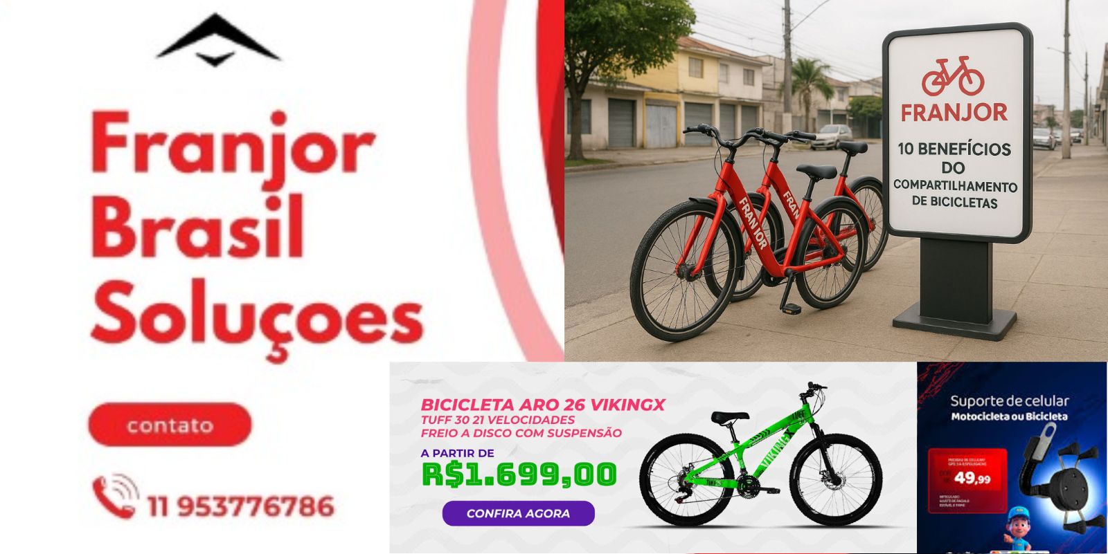 10 Motivos para Escolher alugar Franjor Bike por app em Guarulhos 🚲💨