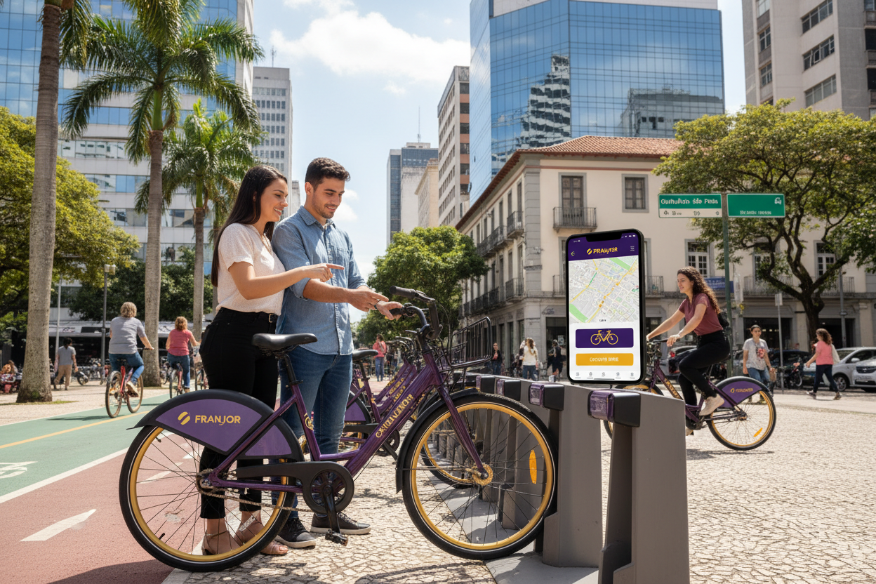Franjor - Aluguel de bike por app em Guarulhos